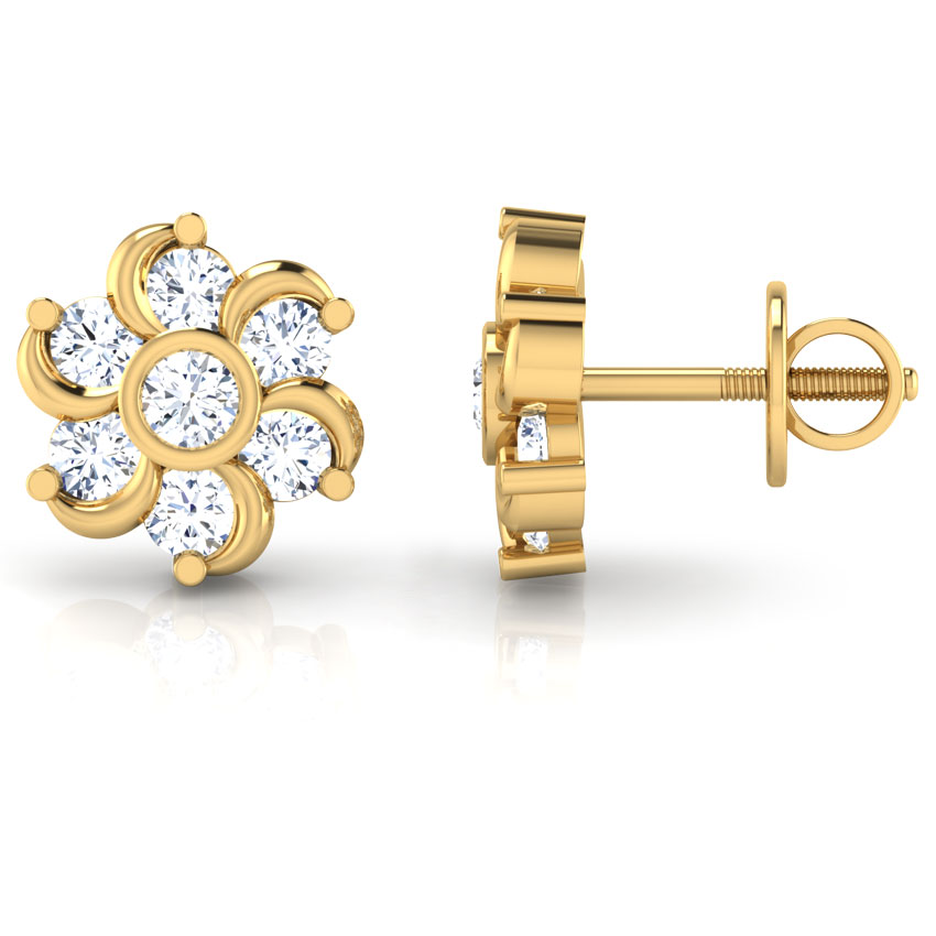 Contemporary Seven-Stone Studs Contemporary Seven-Stone Studs