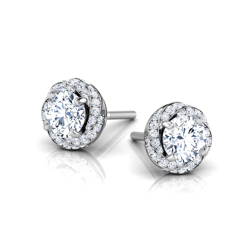 Tana Solitaire Stud Earrings