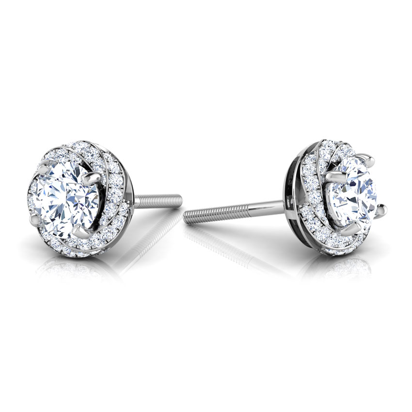 Tana Solitaire Stud Earrings
