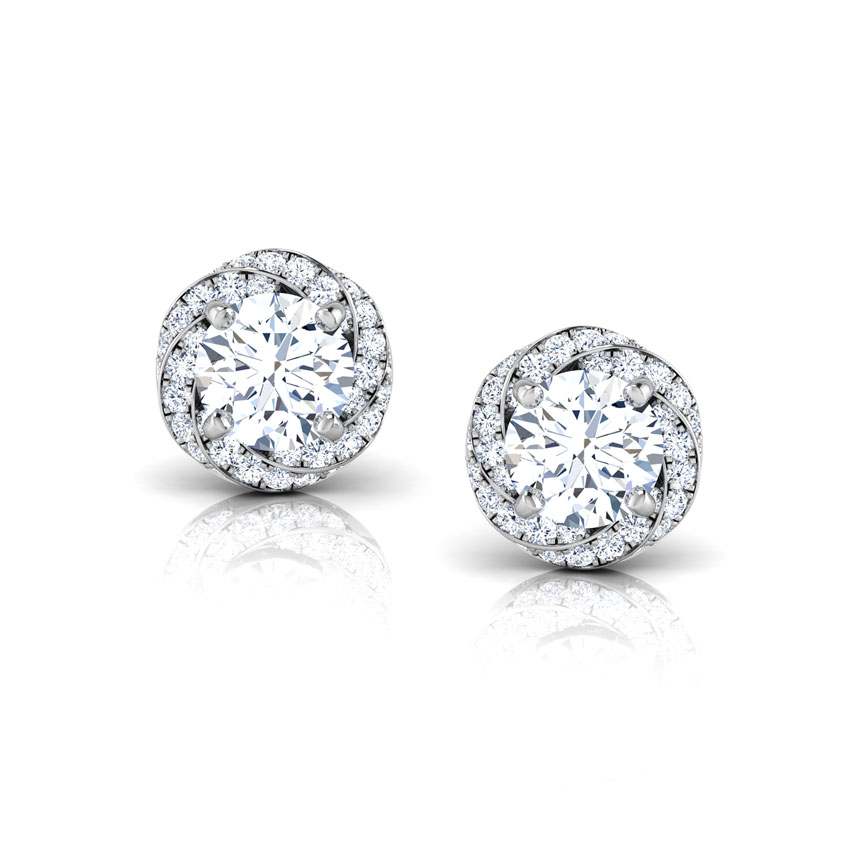 Tana Solitaire Stud Earrings