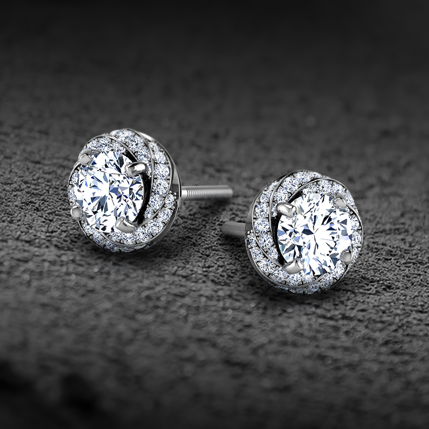 Tana Solitaire Stud Earrings