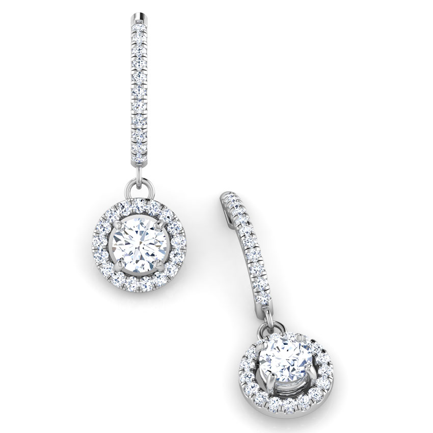 Debbie Bling Solitaire Drop Earrings