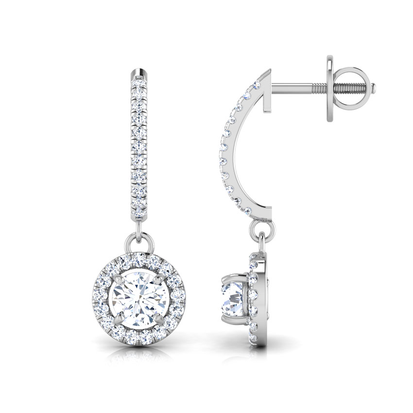 Debbie Bling Solitaire Drop Earrings