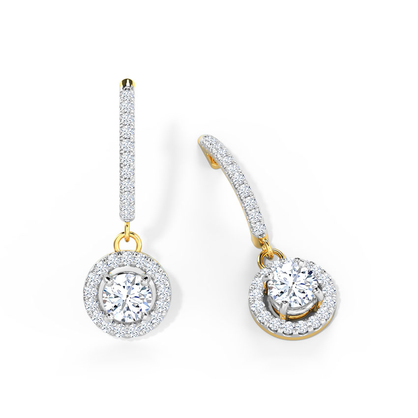 Debbie Bling Solitaire Drop Earrings