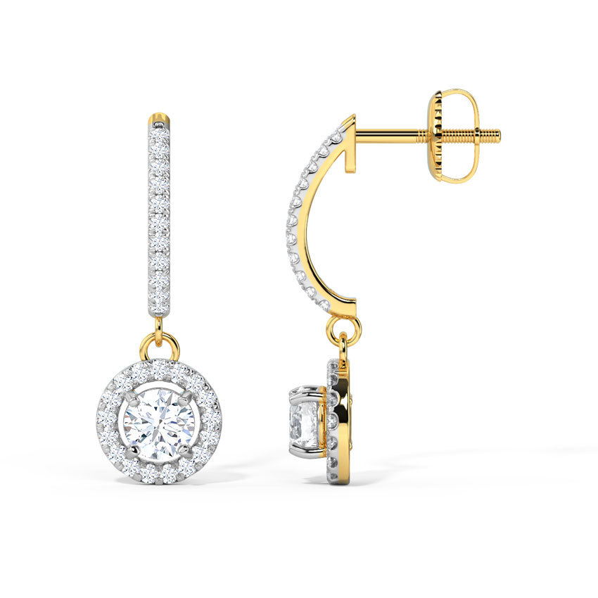 Debbie Bling Solitaire Drop Earrings