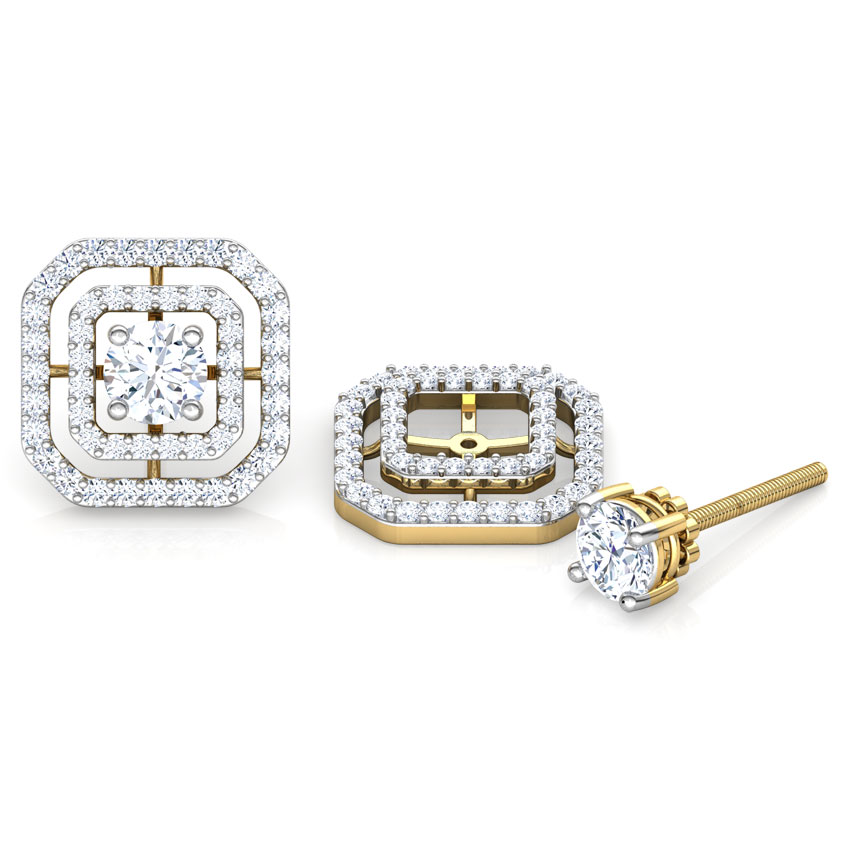 Octave Detachable Solitaire Earrings