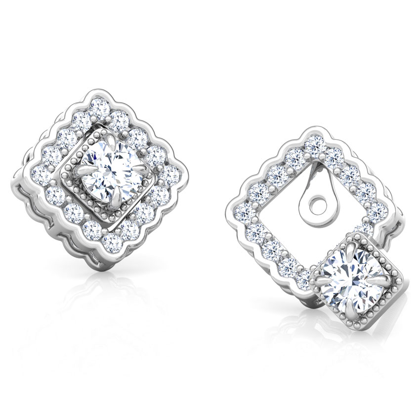 Glint Halo Solitaire Stud Earrings Glint Halo Solitaire Stud Earrings