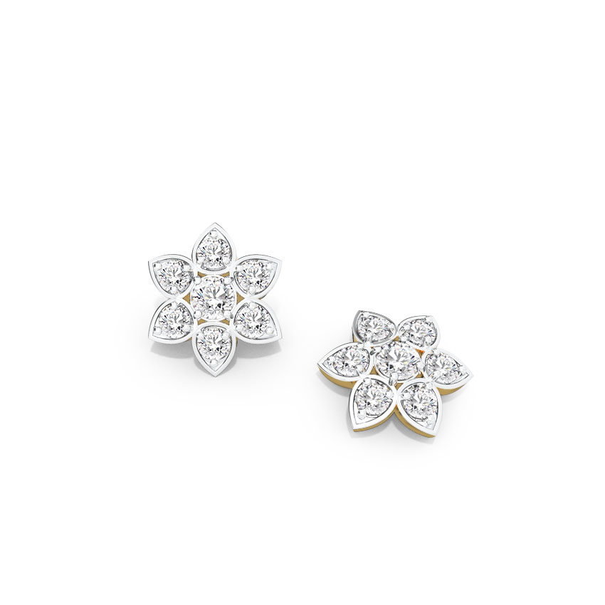 Blossom Solitaire Stud Earrings Blossom Solitaire Stud Earrings