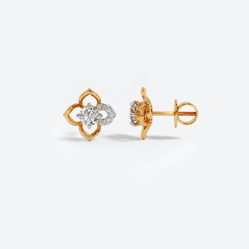 Charming Solitaire Stud Earrings Charming Solitaire Stud Earrings