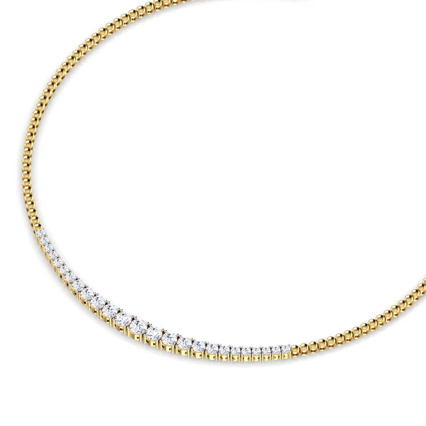 Graduating Quarter Solitaire Necklace