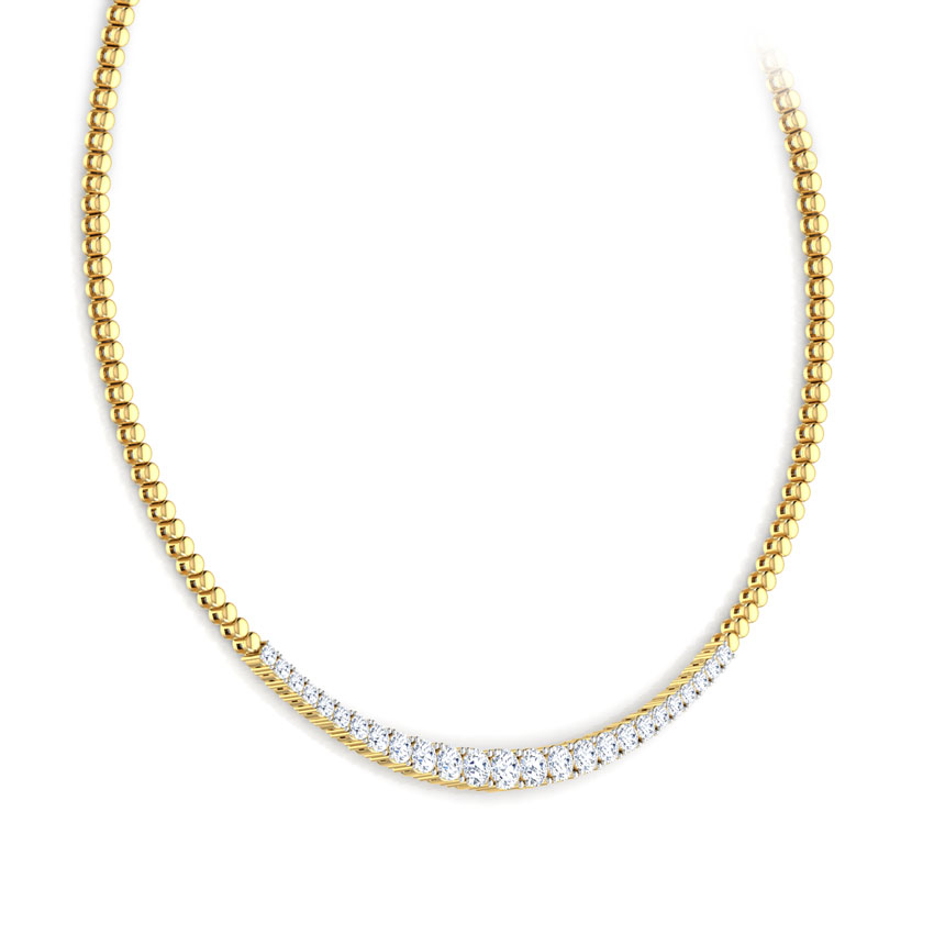 Graduating Quarter Solitaire Necklace