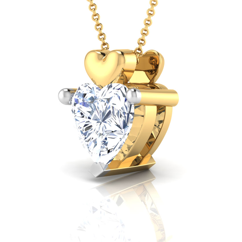 Aura Heart Solitaire Pendant Aura Heart Solitaire Pendant