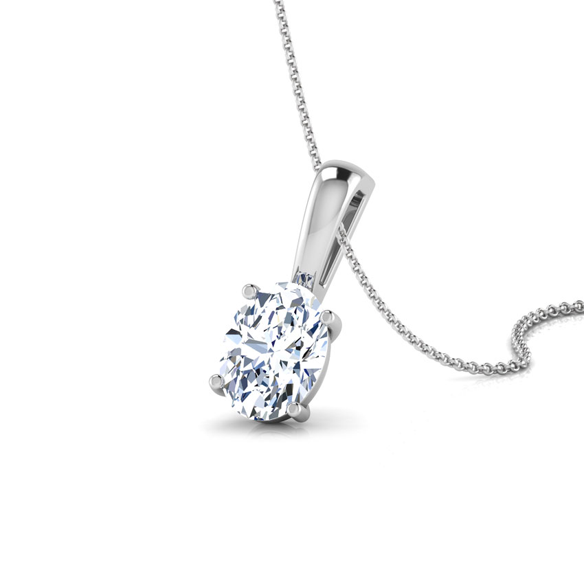 Renne Oval Solitaire Pendant Renne Oval Solitaire Pendant