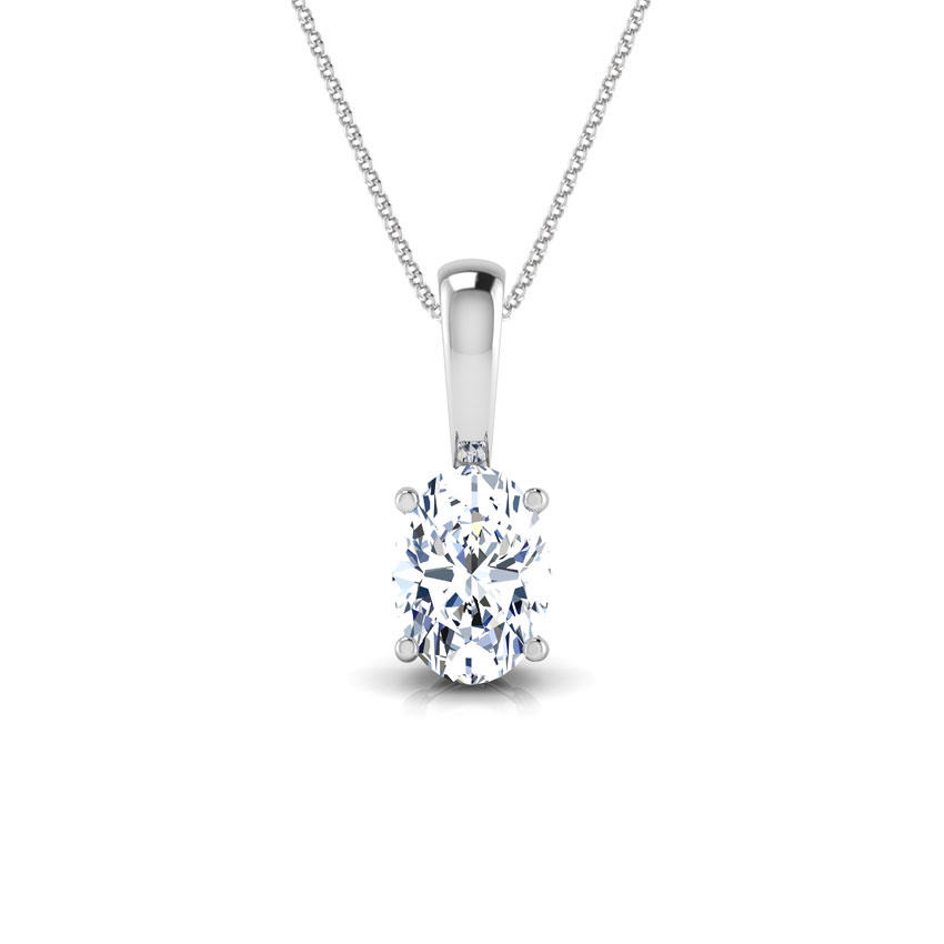 Renne Oval Solitaire Pendant Renne Oval Solitaire Pendant