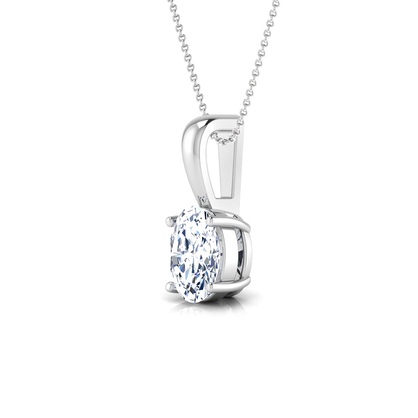Renne Oval Solitaire Pendant Renne Oval Solitaire Pendant
