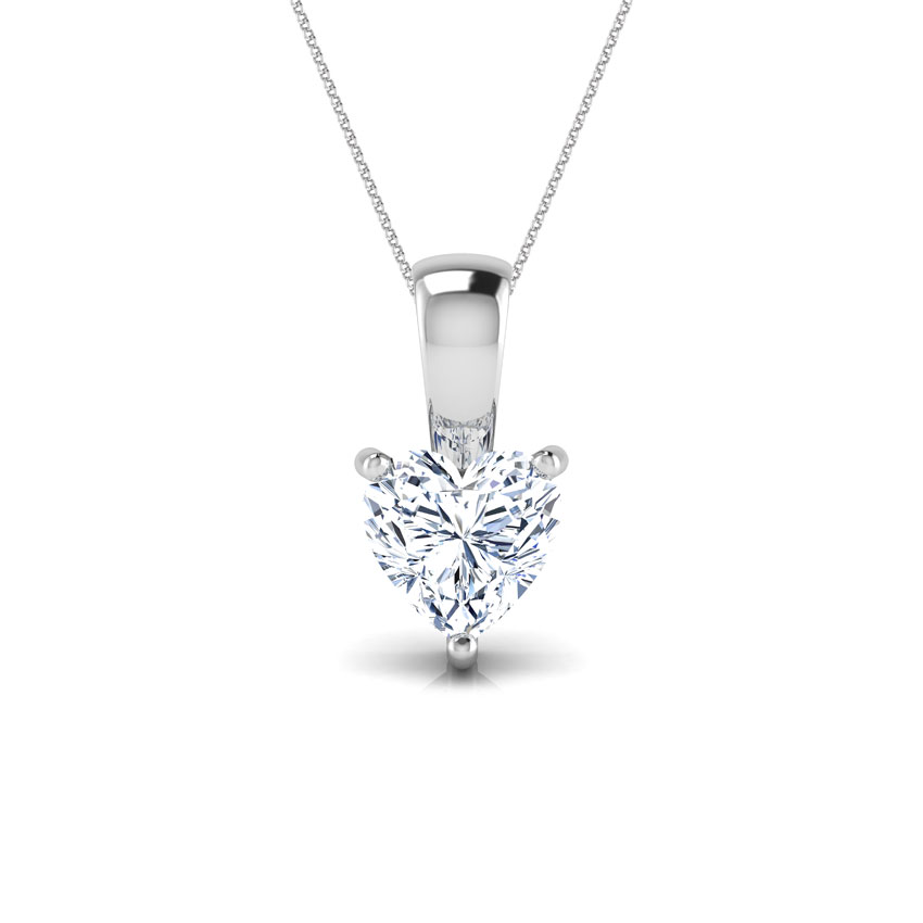 Jael Heart Solitaire Pendant