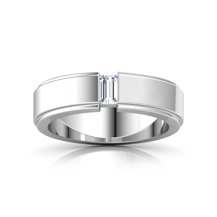 Solitaire Baguette Diamond Ring Solitaire Baguette Diamond Ring