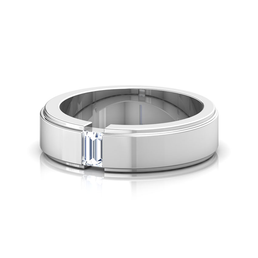 Solitaire Baguette Diamond Ring Solitaire Baguette Diamond Ring