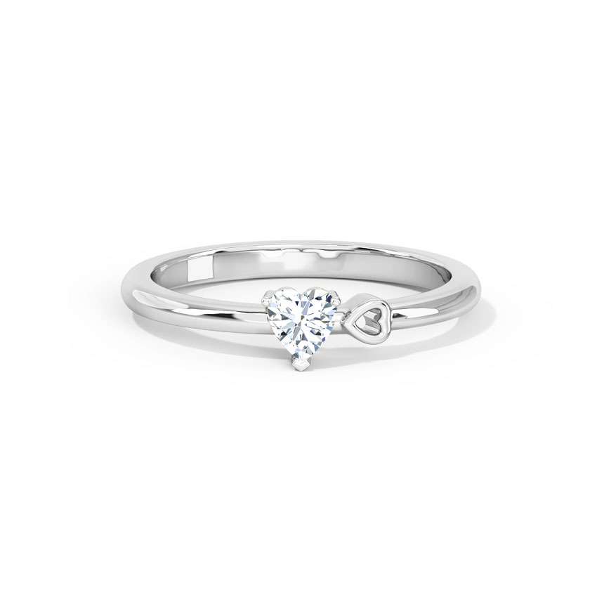Caro Heart Solitaire Ring Caro Heart Solitaire Ring