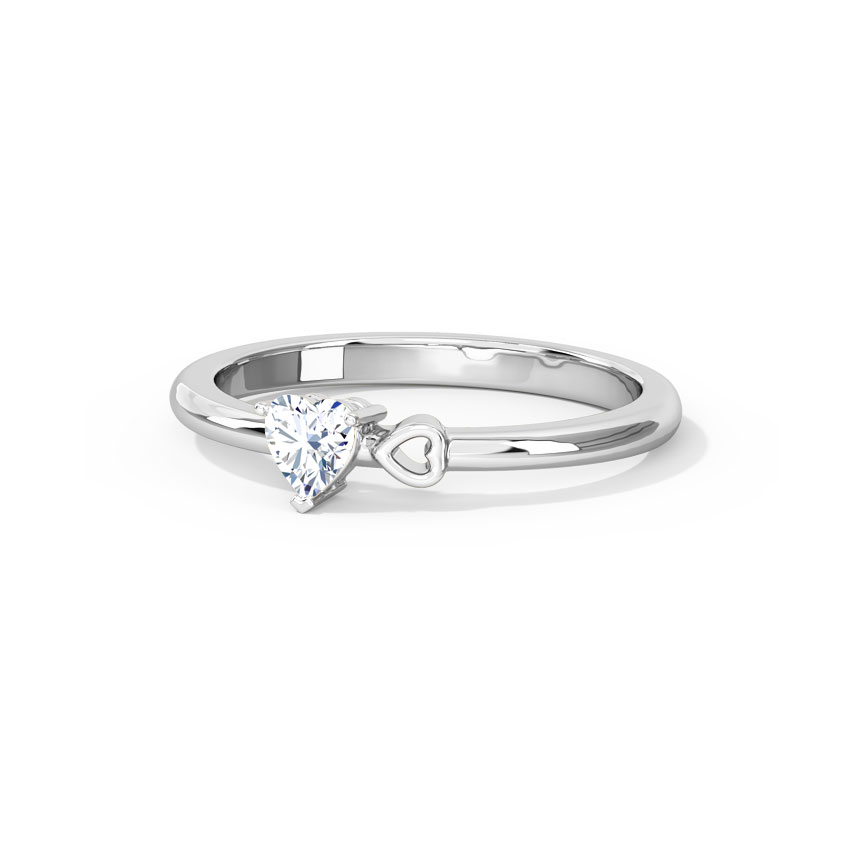 Caro Heart Solitaire Ring Caro Heart Solitaire Ring