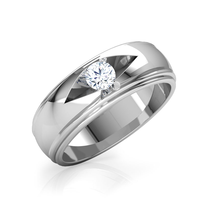 Modus Solitaire Ring For Men Jewellery India Online - CaratLane.com