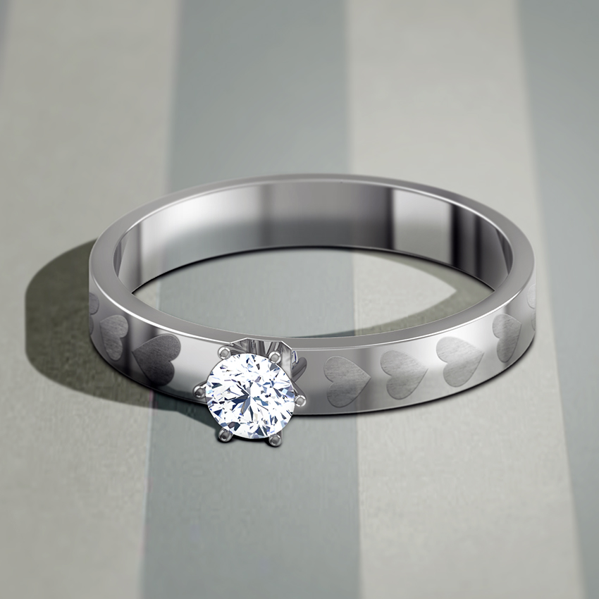 Amor Solitaire Ring Amor Solitaire Ring