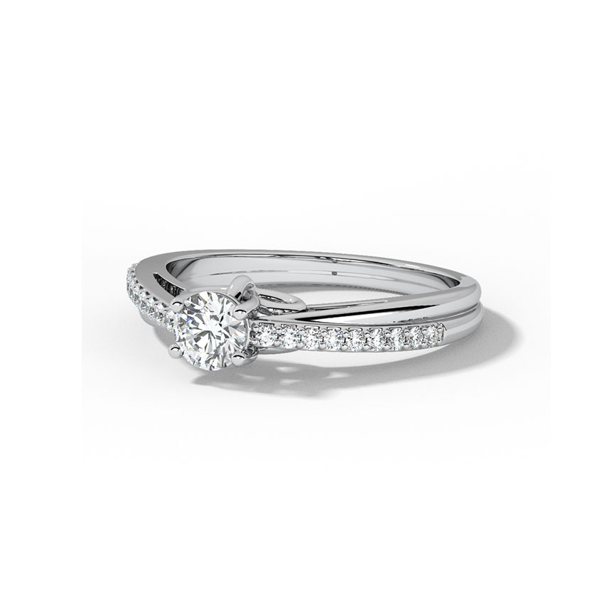 Ribbon Solitaire Ring Ribbon Solitaire Ring