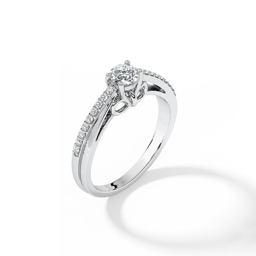 Ribbon Solitaire Ring Ribbon Solitaire Ring