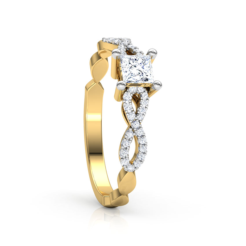 Braided Solitaire Ring Braided Solitaire Ring