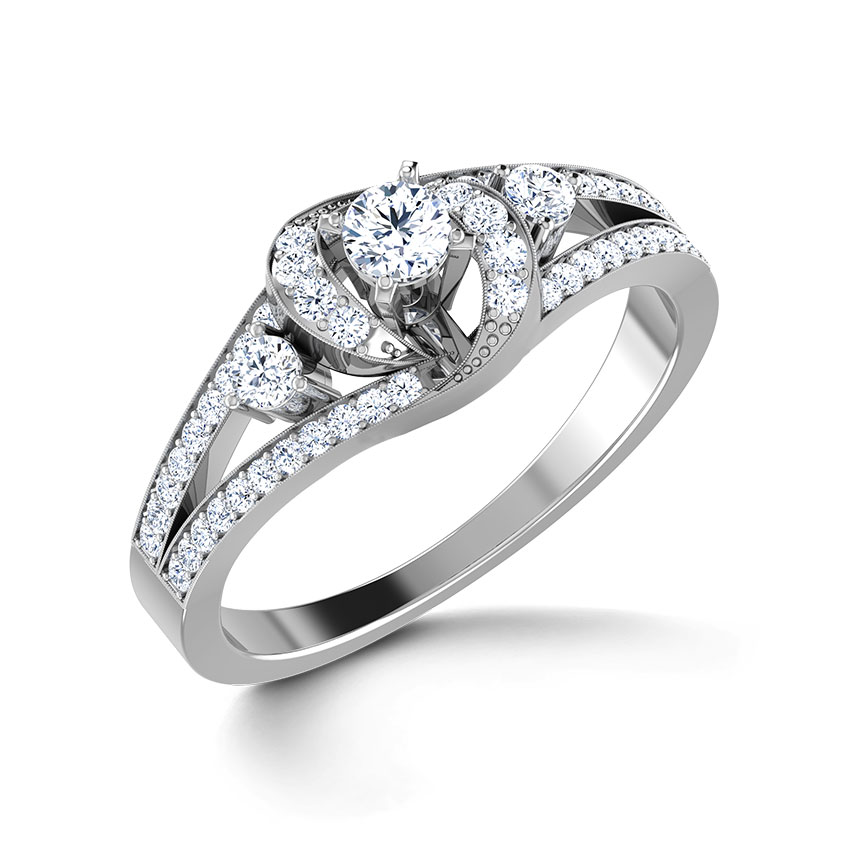 Glitter Solitaire Ring Glitter Solitaire Ring