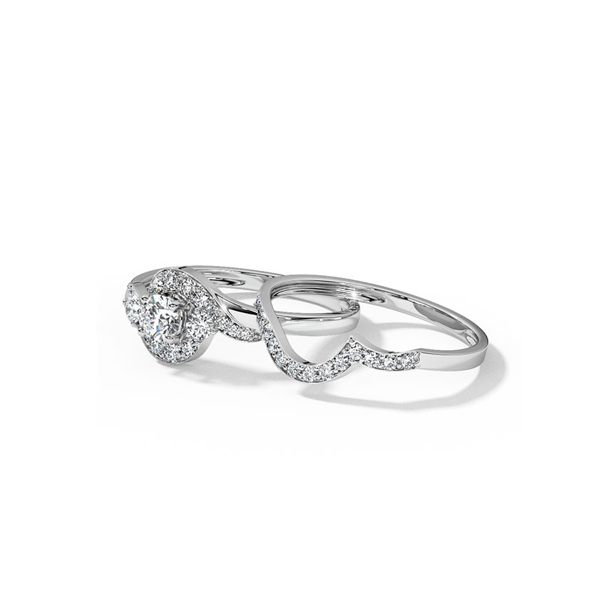 Classic Solitaire Bridal Ring Set Classic Solitaire Bridal Ring Set