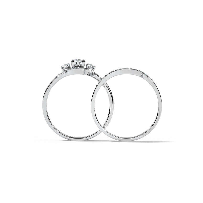 Classic Solitaire Bridal Ring Set Classic Solitaire Bridal Ring Set