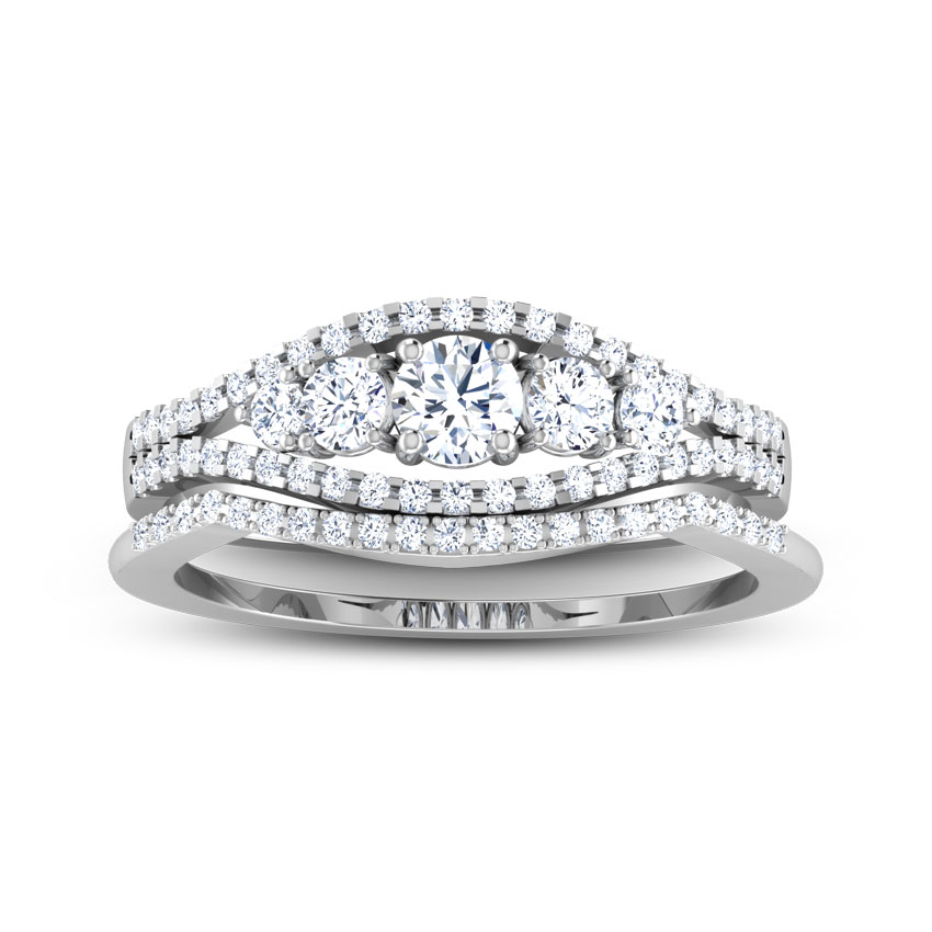 Radiance Solitaire Bridal Ring Set Radiance Solitaire Bridal Ring Set