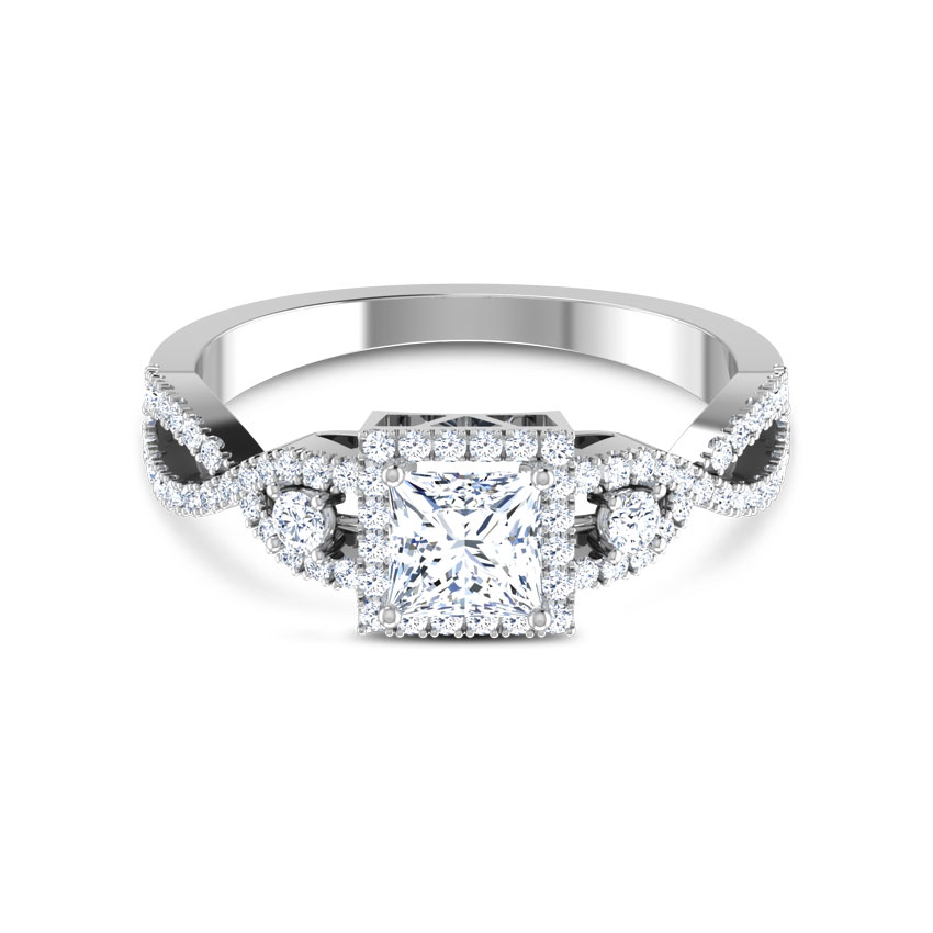 Angel Solitaire Ring