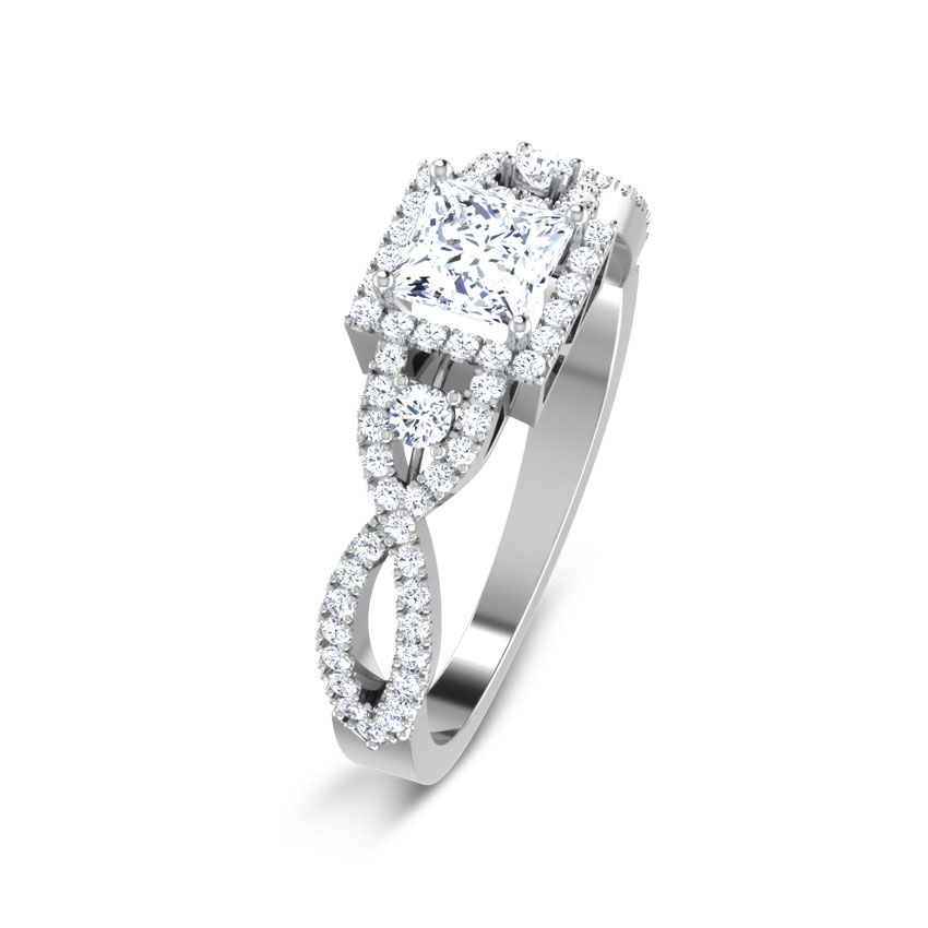 Angel Solitaire Ring