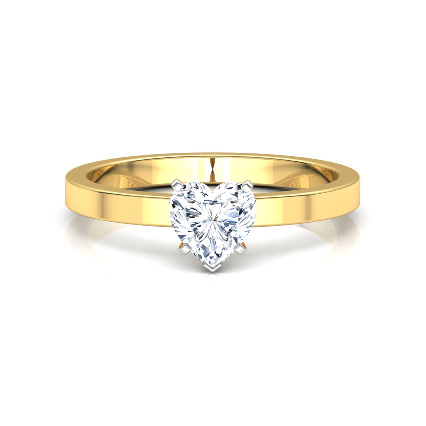 Glee Heart Solitaire Ring