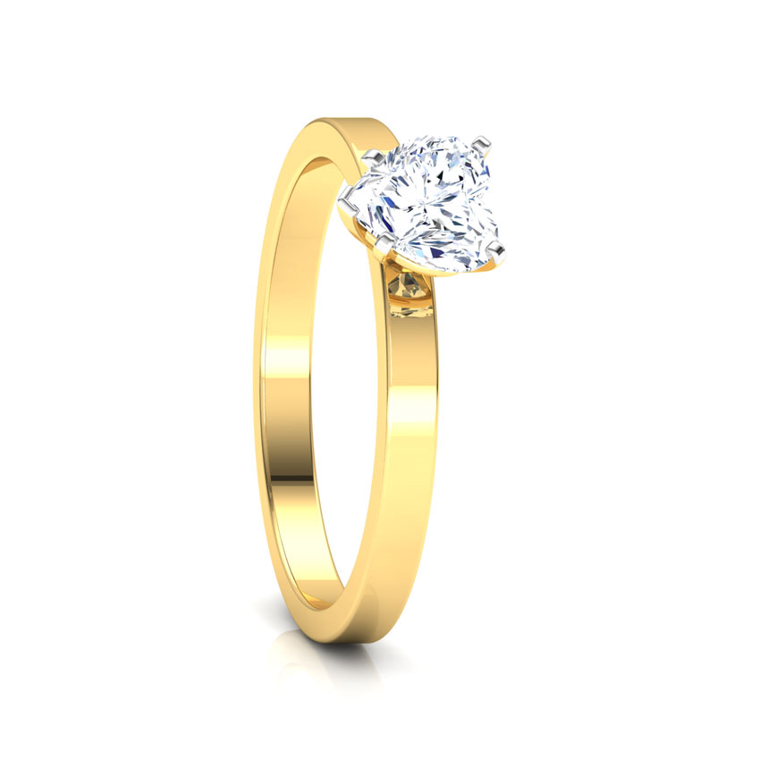 Glee Heart Solitaire Ring