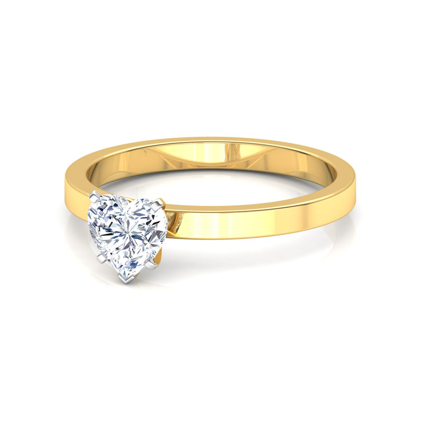 Glee Heart Solitaire Ring