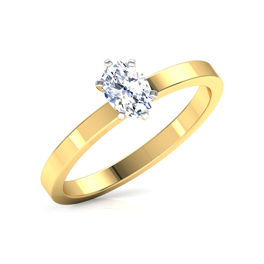 Glee Oval Solitaire Ring