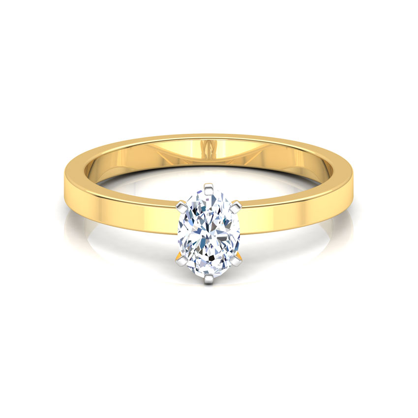 Glee Oval Solitaire Ring