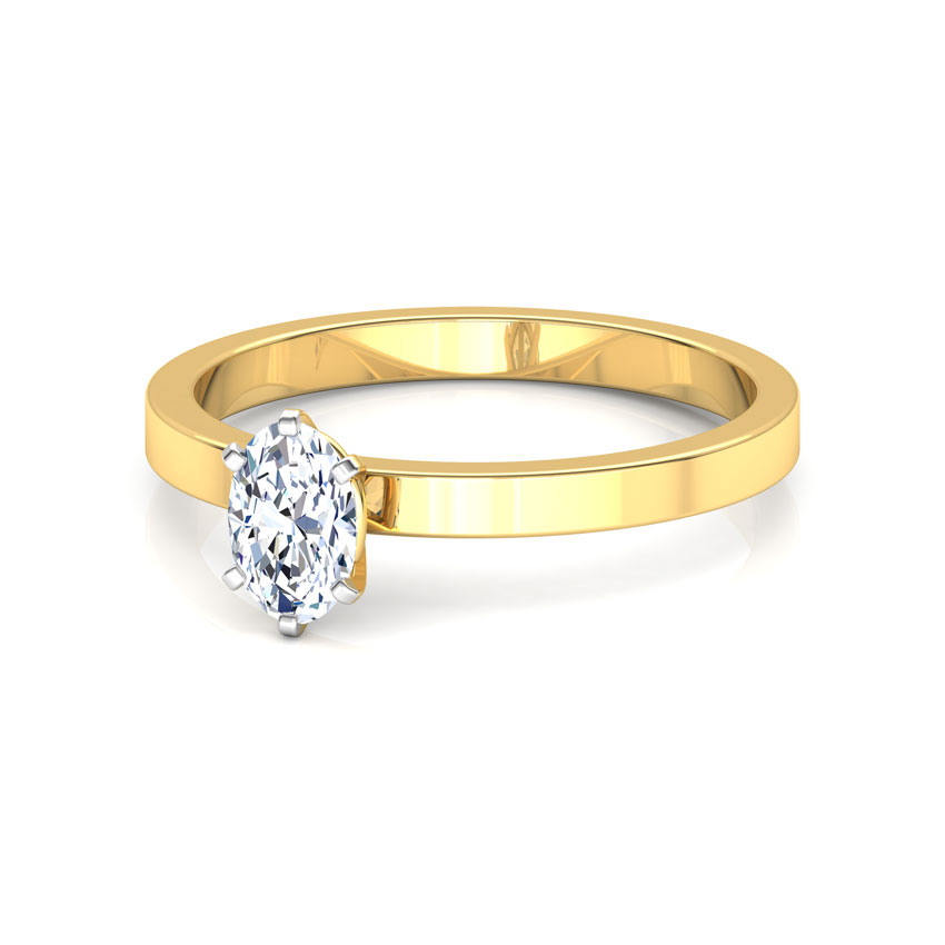 Glee Oval Solitaire Ring