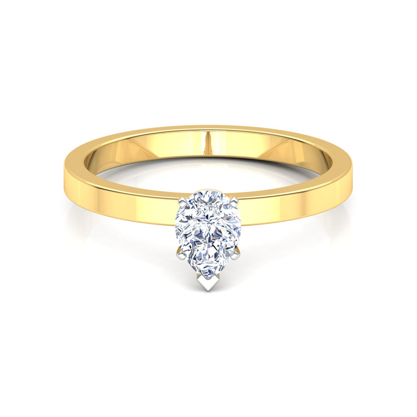 Glee Pear Solitaire Ring Glee Pear Solitaire Ring