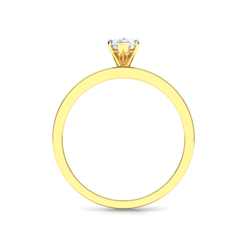 Glee Pear Solitaire Ring Glee Pear Solitaire Ring