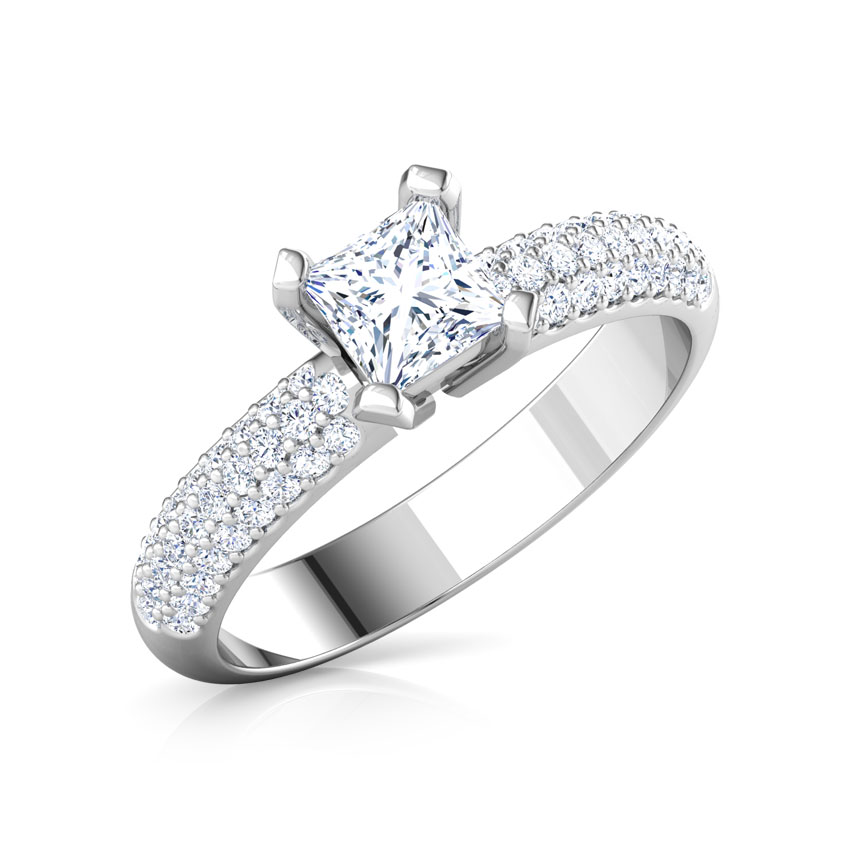 Charm Princess Solitaire Ring Charm Princess Solitaire Ring