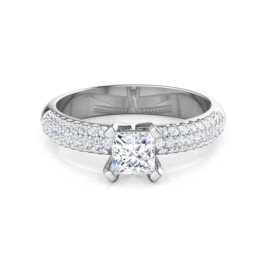 Charm Princess Solitaire Ring Charm Princess Solitaire Ring