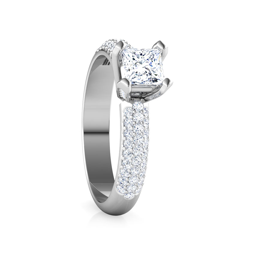 Charm Princess Solitaire Ring Charm Princess Solitaire Ring