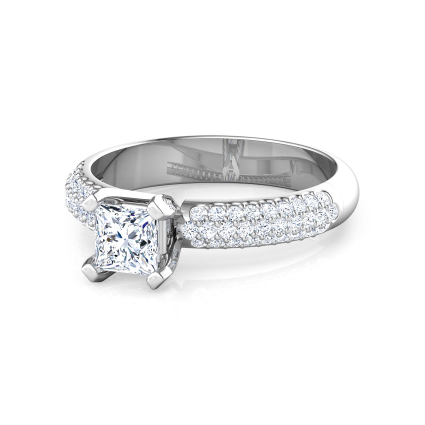 Charm Princess Solitaire Ring Charm Princess Solitaire Ring