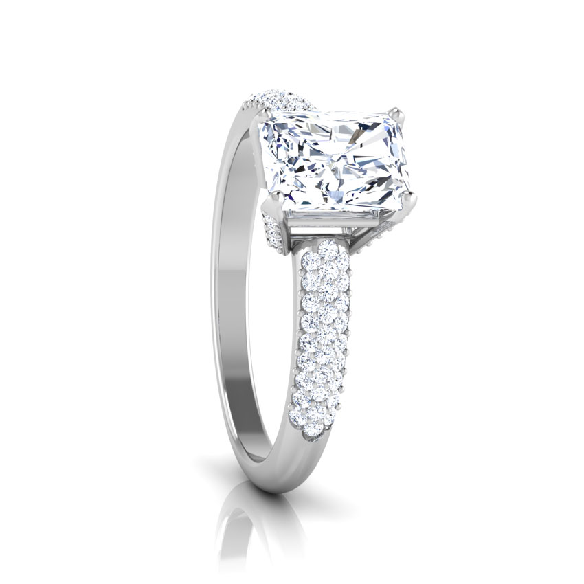 Charm Baguette Solitaire Ring
