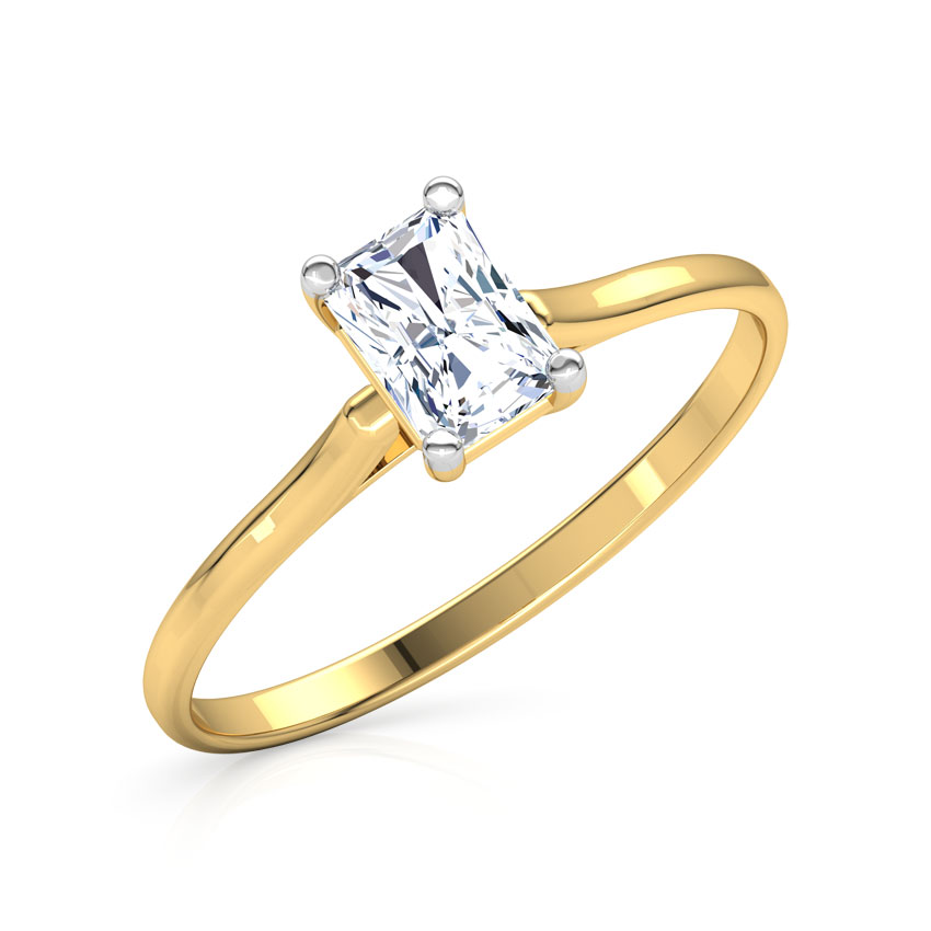 Charm Radiant Solitaire Ring