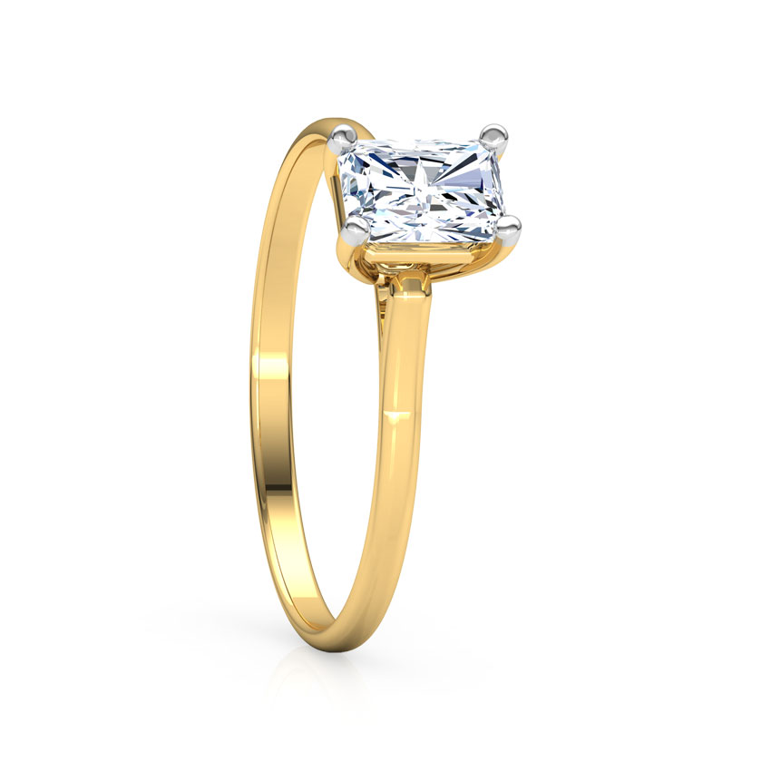 Charm Radiant Solitaire Ring